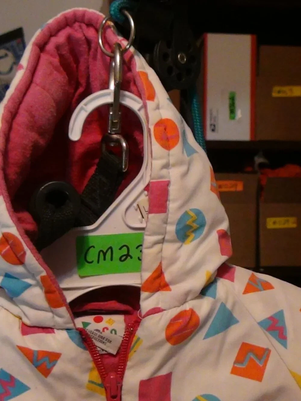 Vintage Circo Snowsuit 18M Girls Party One Piece Warm Hooded Cotton/Polyester